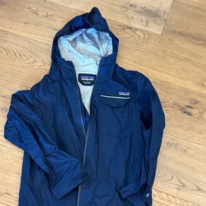 Patagonia Dark Blue Rain Jacket
